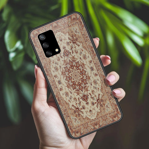 Oppo A95 Cover - ONation Persian Rugs Series 2 - HQ Ultra Shine Premium Infinity Glass Soft Silicon Borders Case