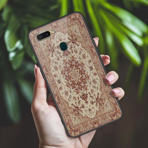 Oppo A5s Cover - ONation Persian Rugs Series 2 - HQ Ultra Shine Premium Infinity Glass Soft Silicon Borders Case