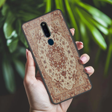 Oppo F11 Pro Cover - ONation Persian Rugs Series 2 - HQ Ultra Shine Premium Infinity Glass Soft Silicon Borders Case