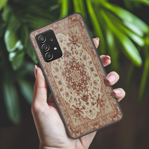 Samsung Galaxy A52 Cover - ONation Persian Rugs Series 2 - HQ Ultra Shine Premium Infinity Glass Soft Silicon Borders Case