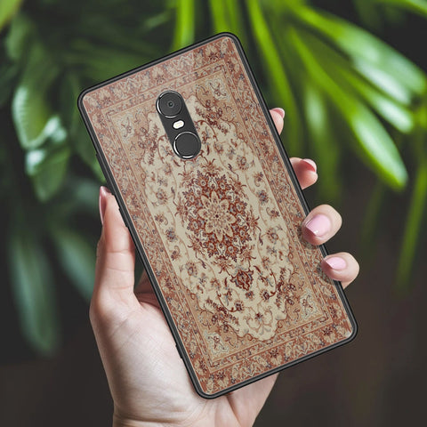 Xiaomi Redmi Note 4 / 4X Cover - ONation Persian Rugs Series 2 - HQ Ultra Shine Premium Infinity Glass Soft Silicon Borders Case