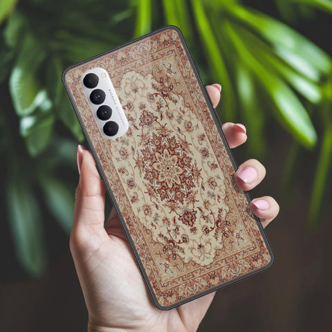 Oppo Reno 4 Pro Cover - ONation Persian Rugs Series 2 - HQ Ultra Shine Premium Infinity Glass Soft Silicon Borders Case