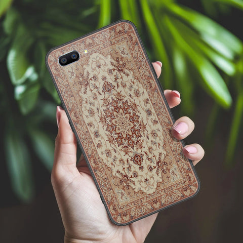 Oppo A5 Cover - ONation Persian Rugs Series 2 - HQ Ultra Shine Premium Infinity Glass Soft Silicon Borders Case