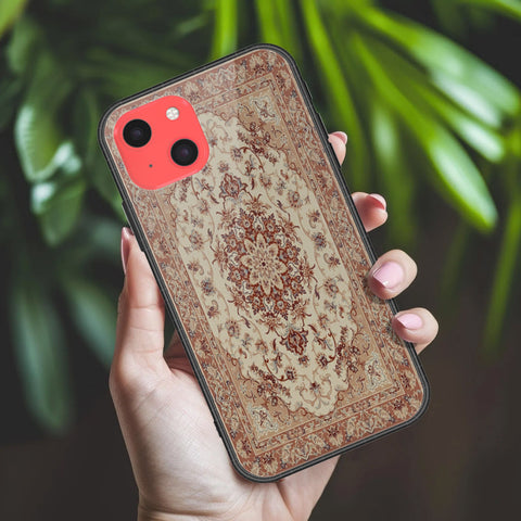 iPhone 13 Mini Cover - ONation Persian Rugs Series 2 - HQ Ultra Shine Premium Infinity Glass Soft Silicon Borders Case