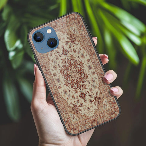 iPhone 13 Cover - ONation Persian Rugs Series 2 - HQ Ultra Shine Premium Infinity Glass Soft Silicon Borders Case