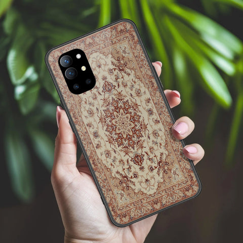 OnePlus 9R Cover - ONation Persian Rugs Series 2 - HQ Ultra Shine Premium Infinity Glass Soft Silicon Borders Case