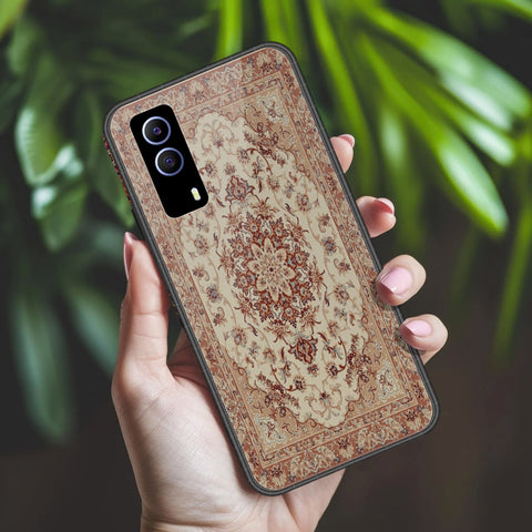 Vivo Y53s Cover - ONation Persian Rugs Series 2 - HQ Ultra Shine Premium Infinity Glass Soft Silicon Borders Case