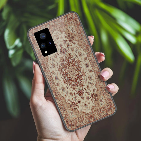 Vivo V21 5G Cover - ONation Persian Rugs Series 2 - HQ Ultra Shine Premium Infinity Glass Soft Silicon Borders Case