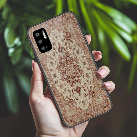 Xiaomi Redmi Note 10 5G Cover - ONation Persian Rugs Series 2 - HQ Ultra Shine Premium Infinity Glass Soft Silicon Borders Case