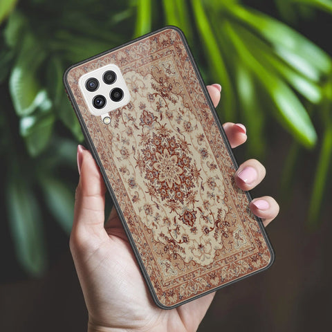 Samsung Galaxy M22 Cover - ONation Persian Rugs Series 2 - HQ Ultra Shine Premium Infinity Glass Soft Silicon Borders Case