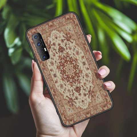 Oppo Reno 3 Pro Cover - ONation Persian Rugs Series 2 - HQ Ultra Shine Premium Infinity Glass Soft Silicon Borders Case