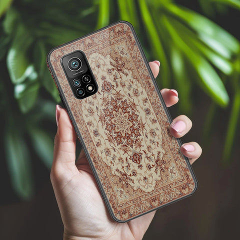 Xiaomi Mi 10T Cover - ONation Persian Rugs Series 2 - HQ Ultra Shine Premium Infinity Glass Soft Silicon Borders Case