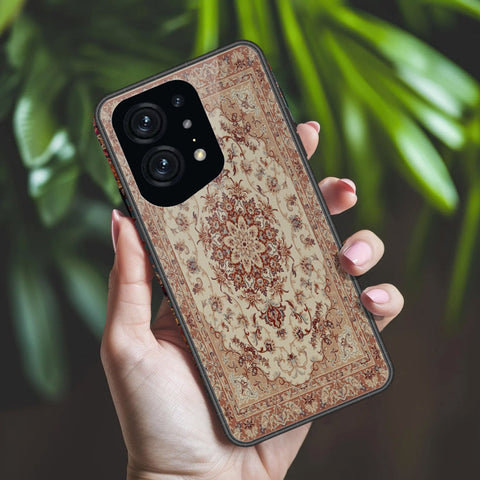 Oppo Find X5 Pro Cover - ONation Persian Rugs Series 2 - HQ Ultra Shine Premium Infinity Glass Soft Silicon Borders Case