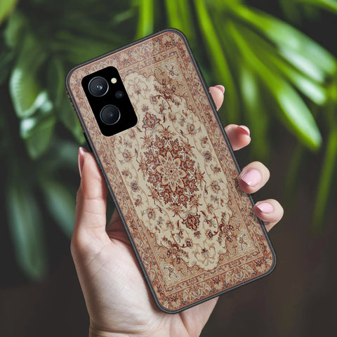 Realme 9i Cover - ONation Persian Rugs Series 2 - HQ Ultra Shine Premium Infinity Glass Soft Silicon Borders Case
