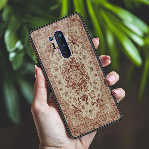 OnePlus 8 Pro Cover - ONation Persian Rugs Series 2 - HQ Ultra Shine Premium Infinity Glass Soft Silicon Borders Case