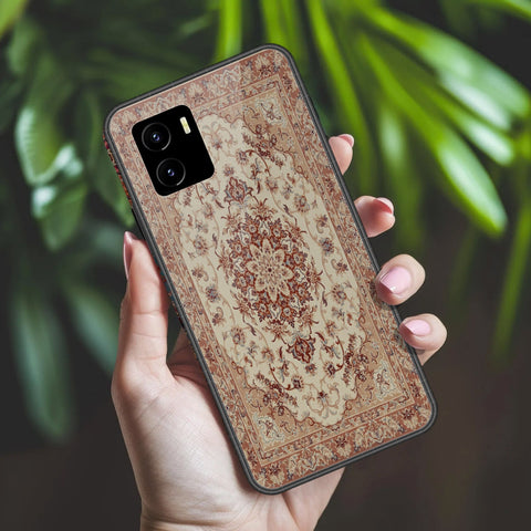 Vivo Y15c Cover - ONation Persian Rugs Series 2 - HQ Ultra Shine Premium Infinity Glass Soft Silicon Borders Case