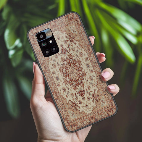 Xiaomi Redmi 10 Cover - ONation Persian Rugs Series 2 - HQ Ultra Shine Premium Infinity Glass Soft Silicon Borders Case