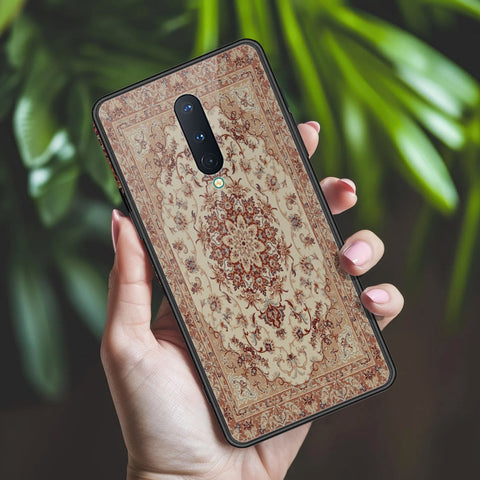 OnePlus 8 Cover - ONation Persian Rugs Series 2 - HQ Ultra Shine Premium Infinity Glass Soft Silicon Borders Case
