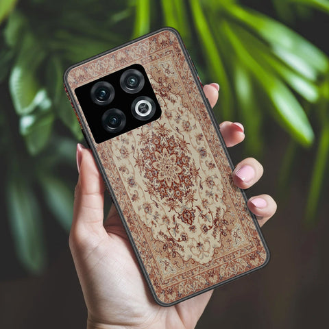 OnePlus 10 Pro Cover - ONation Persian Rugs Series 2 - HQ Ultra Shine Premium Infinity Glass Soft Silicon Borders Case