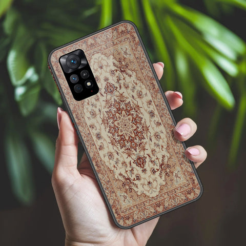Xiaomi Redmi Note 11S Cover - ONation Persian Rugs Series 2 - HQ Ultra Shine Premium Infinity Glass Soft Silicon Borders Case