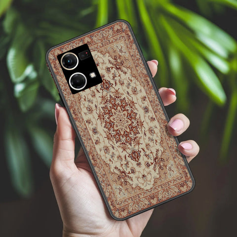 Oppo F21 Pro 4G Cover - ONation Persian Rugs Series 2 - HQ Ultra Shine Premium Infinity Glass Soft Silicon Borders Case