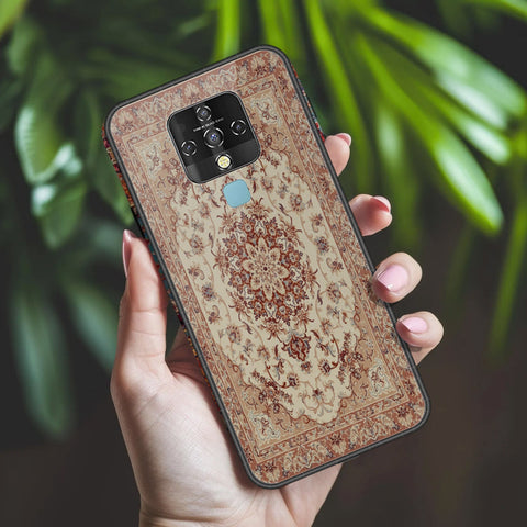 Tecno Camon 16 Cover - ONation Persian Rugs Series 2 - HQ Ultra Shine Premium Infinity Glass Soft Silicon Borders Case
