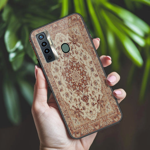 Tecno Camon 17 Cover - ONation Persian Rugs Series 2 - HQ Ultra Shine Premium Infinity Glass Soft Silicon Borders Case