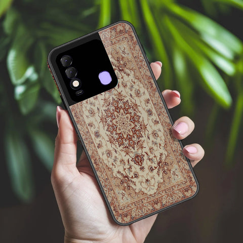 Tecno Spark 8 Cover - ONation Persian Rugs Series 2 - HQ Ultra Shine Premium Infinity Glass Soft Silicon Borders Case