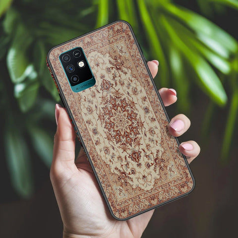 Infinix Note 10 Cover - ONation Persian Rugs Series 2 - HQ Ultra Shine Premium Infinity Glass Soft Silicon Borders Case