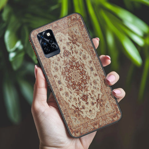 Infinix Note 10 Pro Cover - ONation Persian Rugs Series 2 - HQ Ultra Shine Premium Infinity Glass Soft Silicon Borders Case