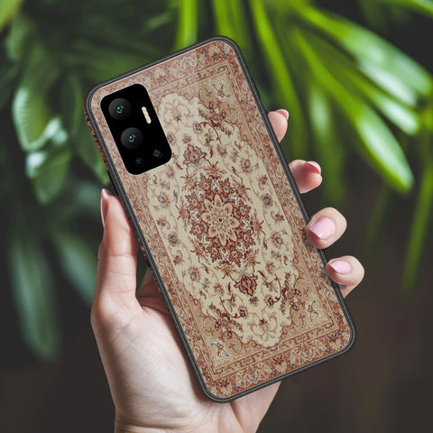 Infinix Hot 12 Cover - ONation Persian Rugs Series 2 - HQ Ultra Shine Premium Infinity Glass Soft Silicon Borders Case