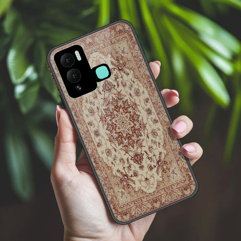 Infinix Hot 12 Play Cover - ONation Persian Rugs Series 2 - HQ Ultra Shine Premium Infinity Glass Soft Silicon Borders Case