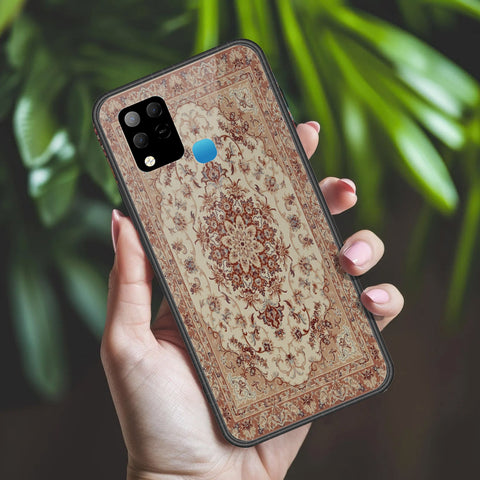 Infinix Hot 10s Cover - ONation Persian Rugs Series 2 - HQ Ultra Shine Premium Infinity Glass Soft Silicon Borders Case