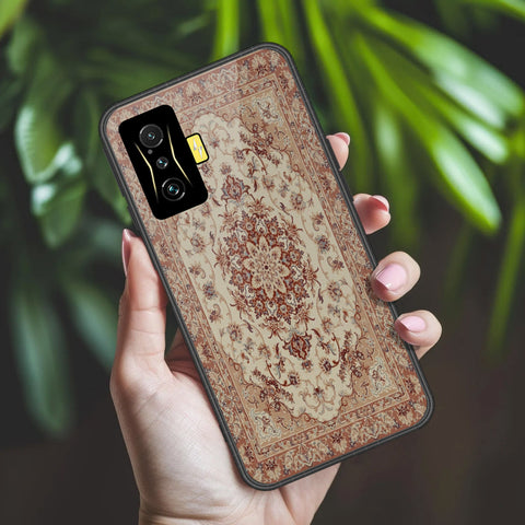 Xiaomi Redmi K50 Gaming Cover - ONation Persian Rugs Series 2 - HQ Ultra Shine Premium Infinity Glass Soft Silicon Borders Case