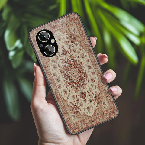 Oppo Reno8 Lite Cover - ONation Persian Rugs Series 2 - HQ Ultra Shine Premium Infinity Glass Soft Silicon Borders Case