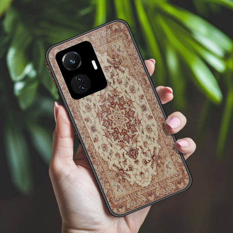 Vivo Y55 4G Cover - ONation Persian Rugs Series 2 - HQ Ultra Shine Premium Infinity Glass Soft Silicon Borders Case