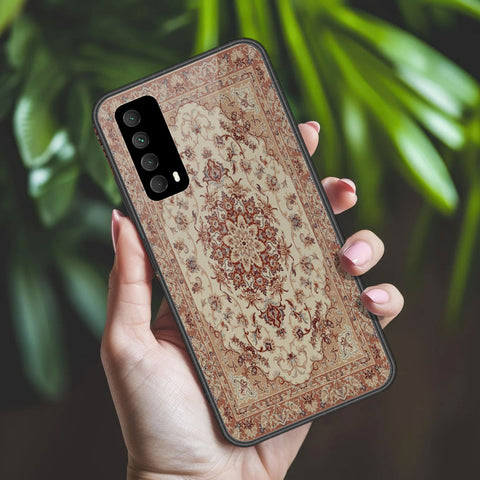 Huawei Y7a Cover - ONation Persian Rugs Series 2 - HQ Ultra Shine Premium Infinity Glass Soft Silicon Borders Case