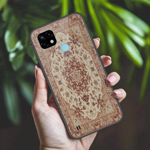 Realme C21 Cover - ONation Persian Rugs Series 2 - HQ Ultra Shine Premium Infinity Glass Soft Silicon Borders Case
