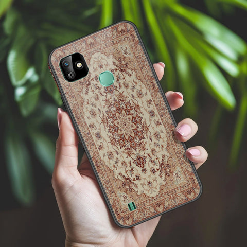Infinix Smart HD 2021 Cover - ONation Persian Rugs Series 2 - HQ Ultra Shine Premium Infinity Glass Soft Silicon Borders Case