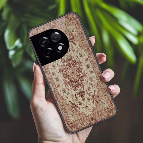 OnePlus Ace 2 Cover - ONation Persian Rugs Series 2 - HQ Ultra Shine Premium Infinity Glass Soft Silicon Borders Case