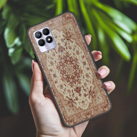Realme 8i Cover - ONation Persian Rugs Series 2 - HQ Ultra Shine Premium Infinity Glass Soft Silicon Borders Case
