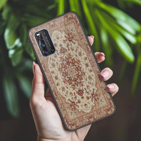 Vivo V19 Cover - ONation Persian Rugs Series 2 - HQ Ultra Shine Premium Infinity Glass Soft Silicon Borders Case