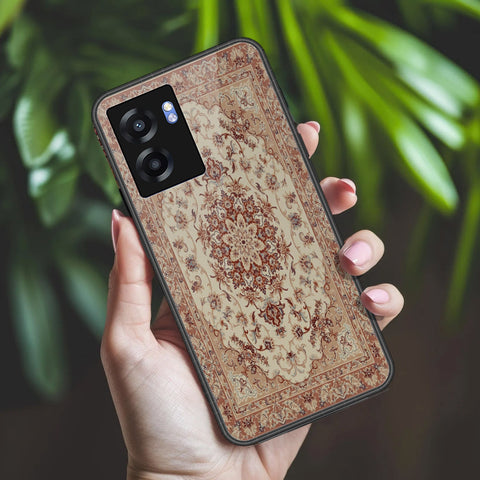 Realme Narzo 50 4G Cover - ONation Persian Rugs Series 2 - HQ Ultra Shine Premium Infinity Glass Soft Silicon Borders Case