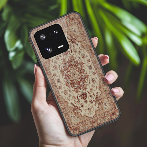 Xiaomi 13 Pro Cover - ONation Persian Rugs Series 2 - HQ Ultra Shine Premium Infinity Glass Soft Silicon Borders Case