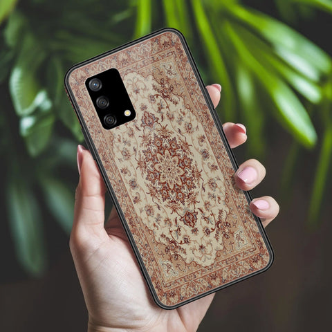 Oppo A74 Cover - ONation Persian Rugs Series 2 - HQ Ultra Shine Premium Infinity Glass Soft Silicon Borders Case