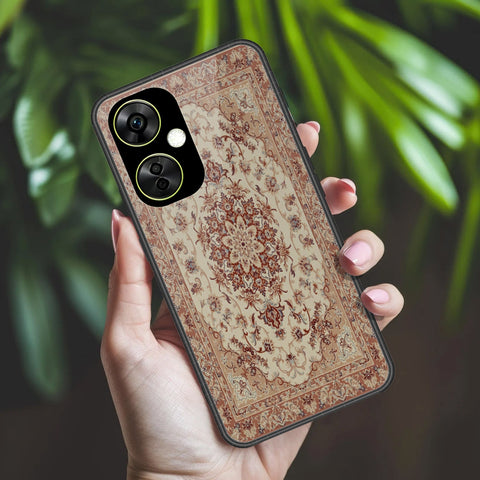 OnePlus Nord CE3 Lite Cover - ONation Persian Rugs Series 2 - HQ Ultra Shine Premium Infinity Glass Soft Silicon Borders Case