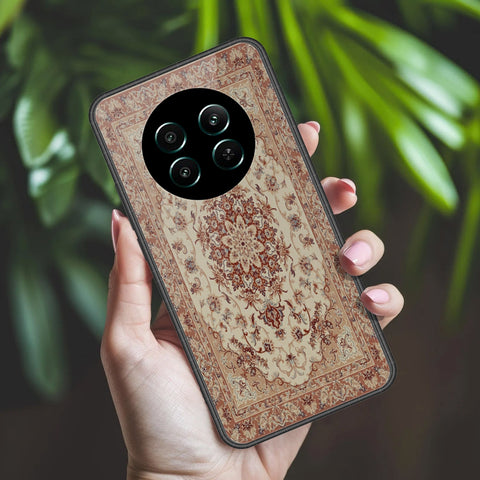 Realme Narzo 70 Cover - Onation Persian Rugs Series 2 - HQ Ultra Shine Premium Infinity Glass Soft Silicon Borders Case