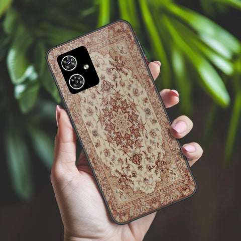 Motorola Moto G54 Cover - ONation Persian Rugs Series 2 - HQ Ultra Shine Premium Infinity Glass Soft Silicon Borders Case