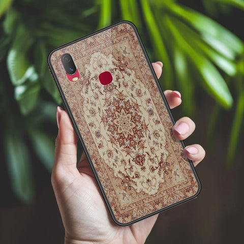 Vivo Y11 2019 Cover - ONation Persian Rugs Series 2 - HQ Ultra Shine Premium Infinity Glass Soft Silicon Borders Case