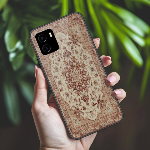 Vivo Y10 Cover - ONation Persian Rugs Series 2 - HQ Ultra Shine Premium Infinity Glass Soft Silicon Borders Case